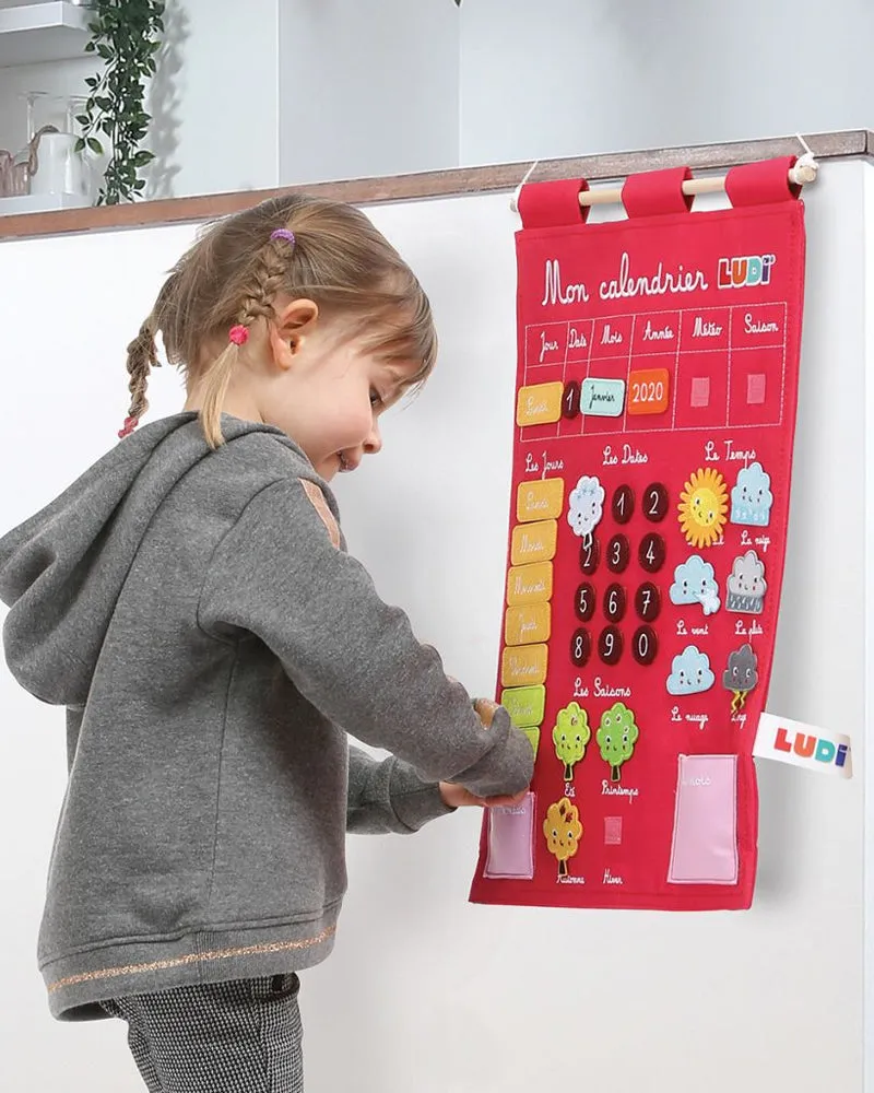 Ludi Mon Calendrier Basic - Rose - 3A+
