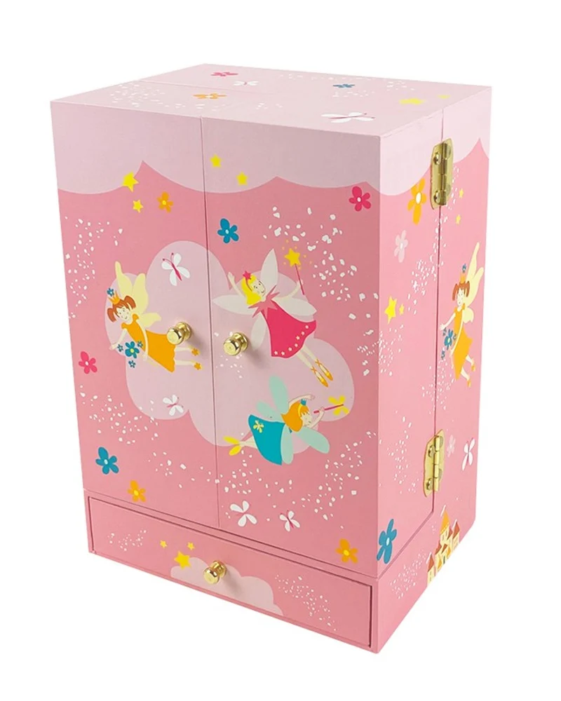 Trousselier Armoire Musicale Petites Princesses - Rose