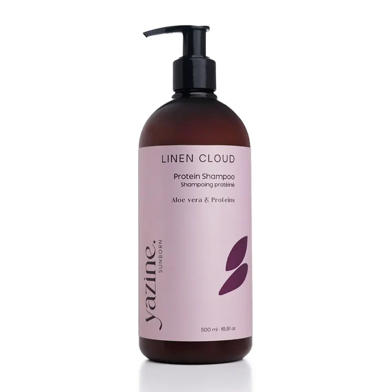 Yazine Shampoing Hyper Protéiné À l'Aloe Vera Sans Sulfates - 500ml