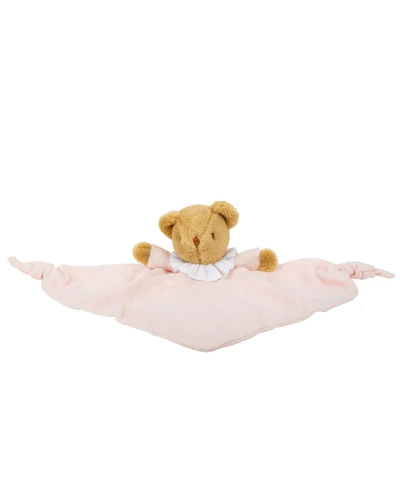 Trousselier Doudou Ours Triangle - Rose Poudré