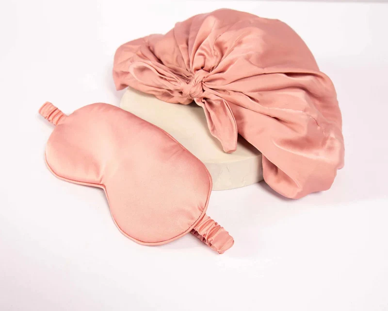 Only Curls Satin Lined Hair Turban & Sleep Mask Set