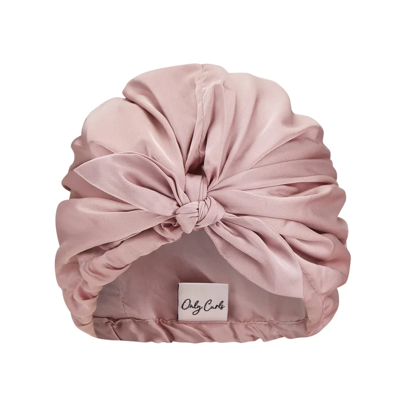 Only Curls Satin Lined Hair Turban & Sleep Mask Set