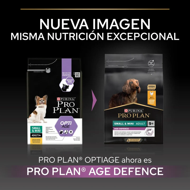 Pro Plan Dog Small Y Mini Adult Agedefen 9+ Pollo 3 kg