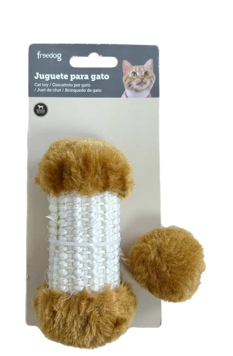 Rascador para Gatos mini marrón 11x9 cm Freedog