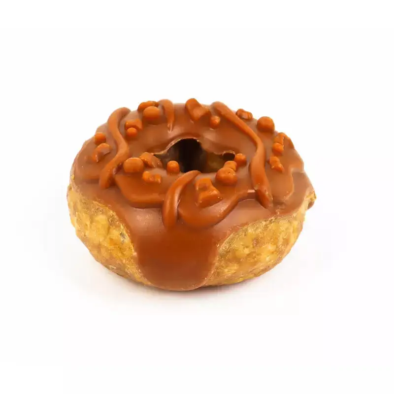 Snack Donut Pollo Glaseado de Zanahoria 9 cm