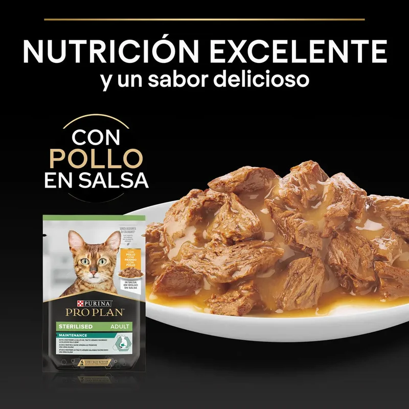 Pro Plan Cat Sobre Adult Sterilised Pollo 85 g