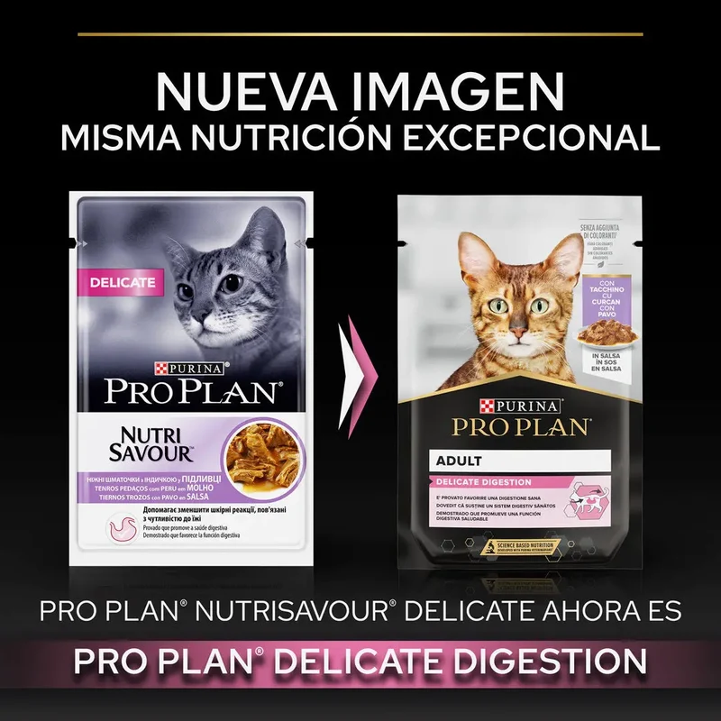 Pro Plan Cat Sobre Adult Delicate Pavo 85 g