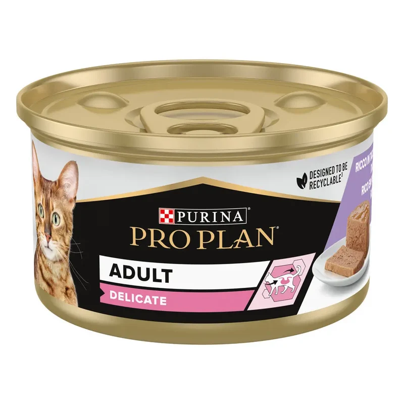 Pro Plan Cat Lata Delicate Pavo 85 g