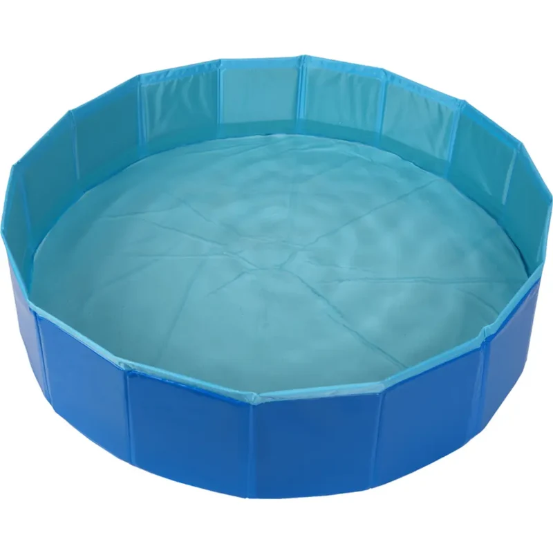 Piscina Plegable para Perros 120 cm Bañera Antideslizante Portátil Wouapy