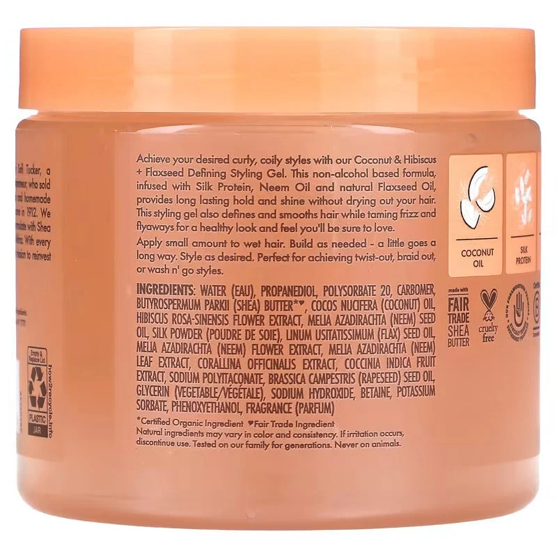 Shea Moisture Coconut & Hibiscus Defining Styling Gel 425g