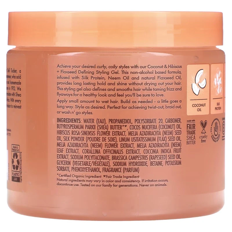 Shea Moisture Coconut & Hibiscus Defining Styling Gel 425g