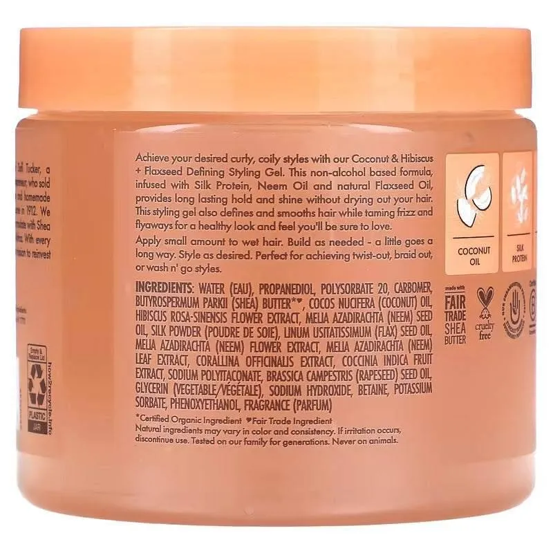 Shea Moisture Coconut & Hibiscus Defining Styling Gel 425g