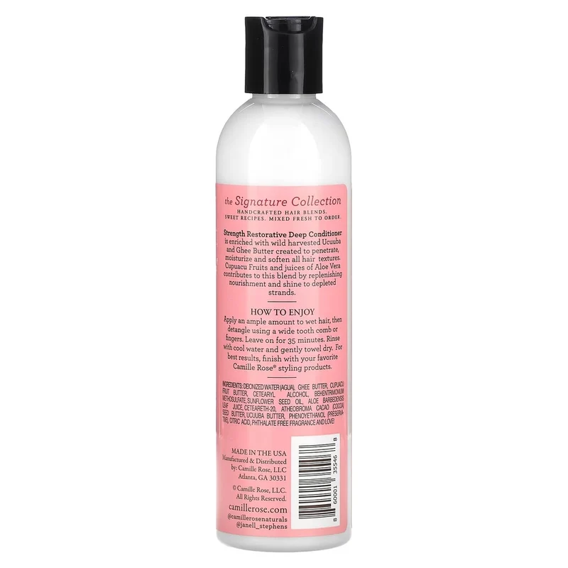 Camille Rose Strengthening Restorative Deep Conditioner 8oz