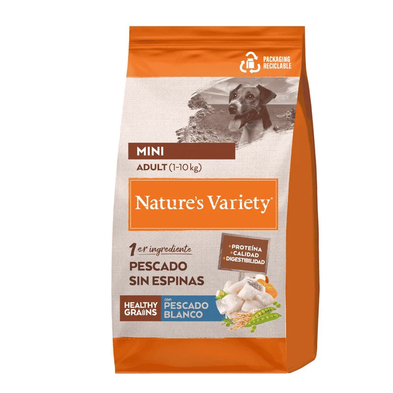Nature'S Variety Healthy Grain Mini Pescado Blanco