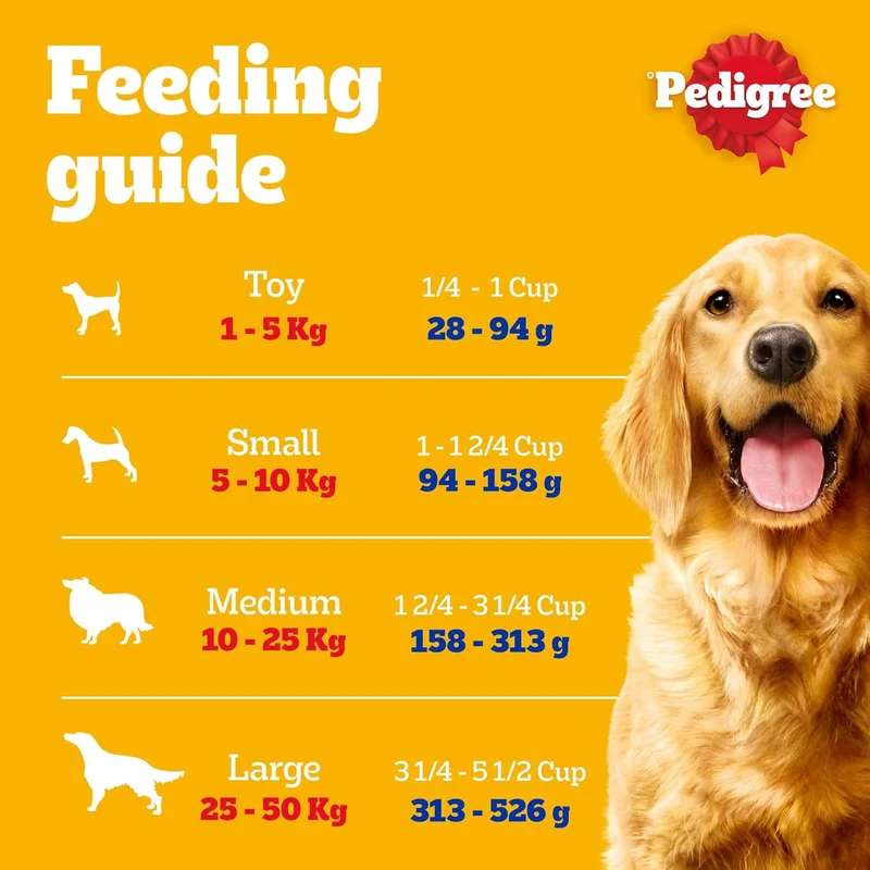Pedigree Beef & Vegetables Adult Dry Dog Food