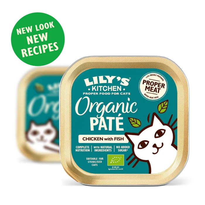 Lily's Kitchen Organic Fish Pate Wet Cat Food