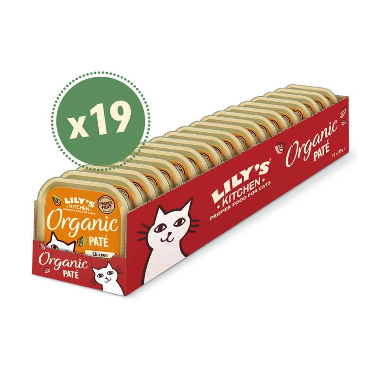 Lily's Kitchen Organic Chicken Pate Wet Cat Food