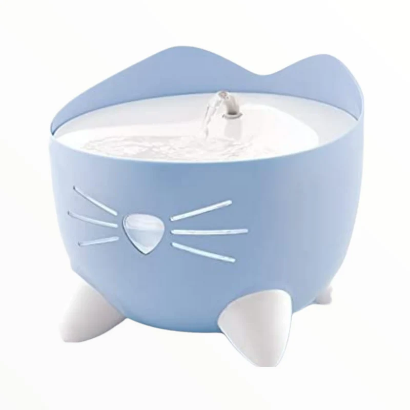Catit Fuente PIXI Azul para Gatos — Agua Fresca y Purificada Continua