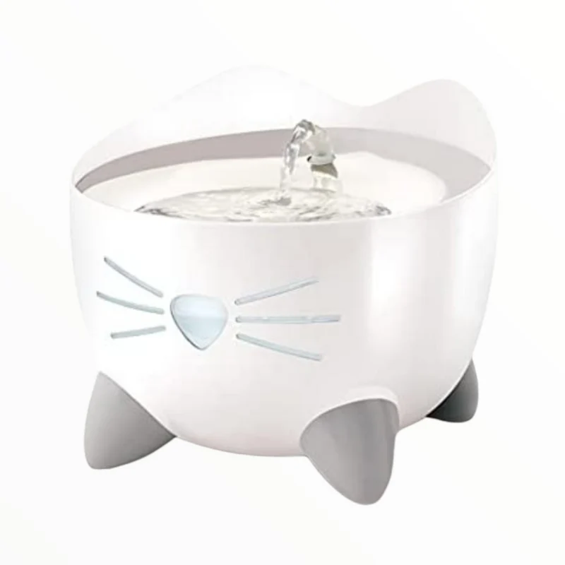 Catit Fuente PIXI Blanca para Gatos — Agua Fresca y Purificada Continua