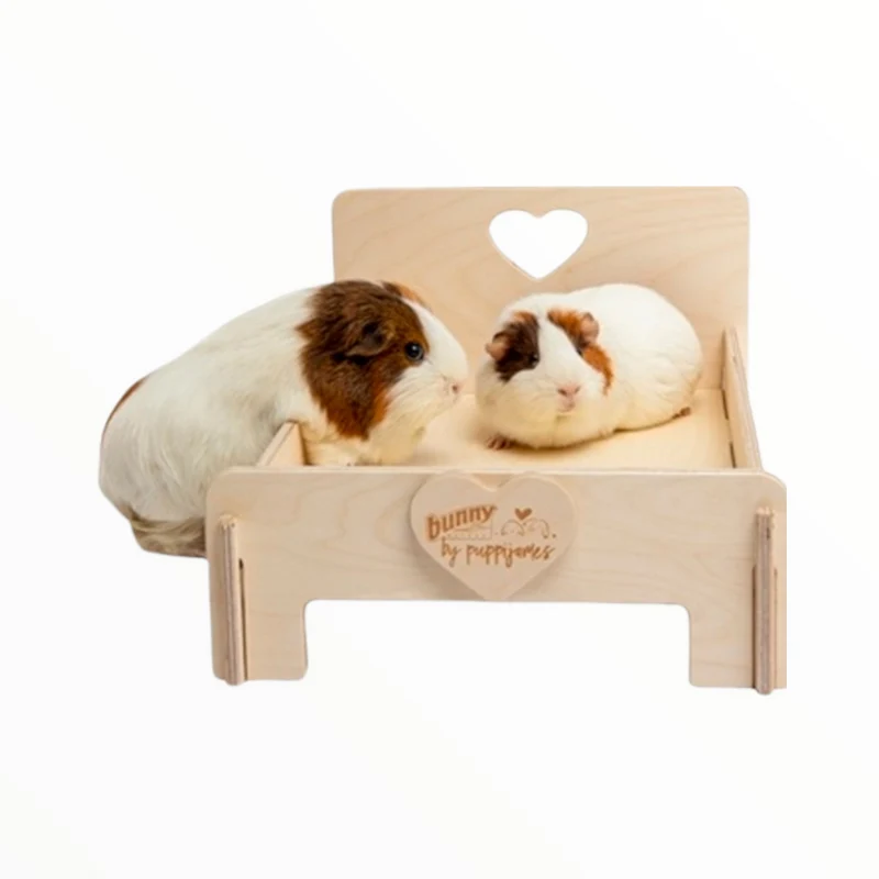 Bunny Nature Cama de Madera para Conejos y Roedores — Lugar de Descanso
