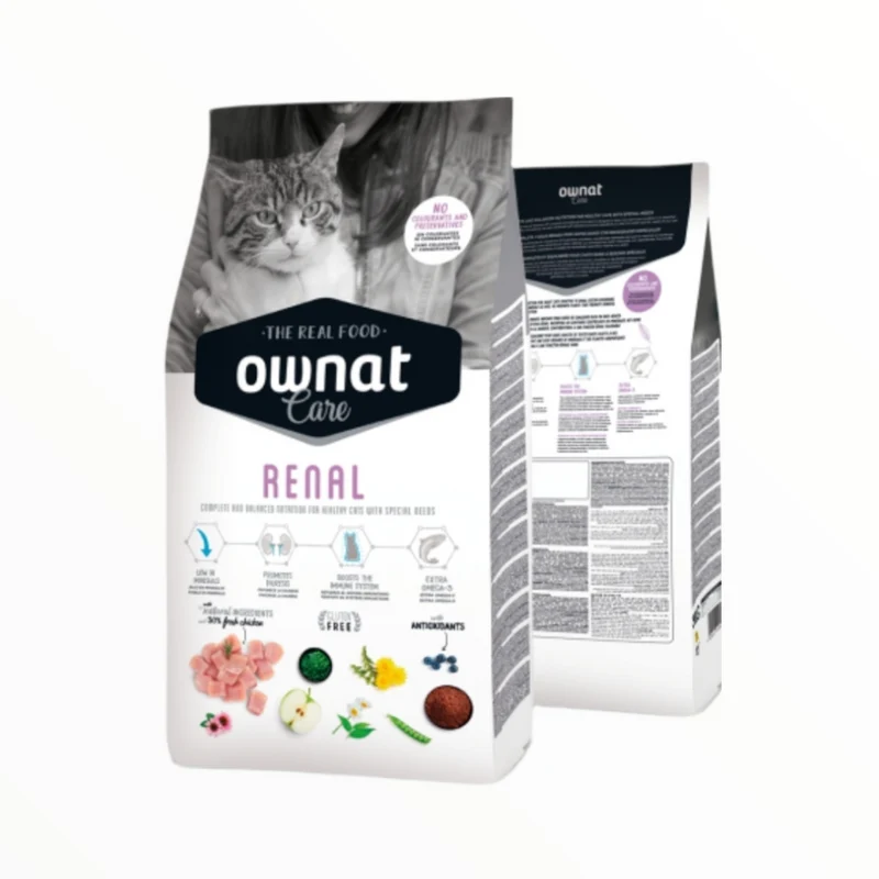 Ownat Care Renal para Gatos — Pienso Específico Función Renal