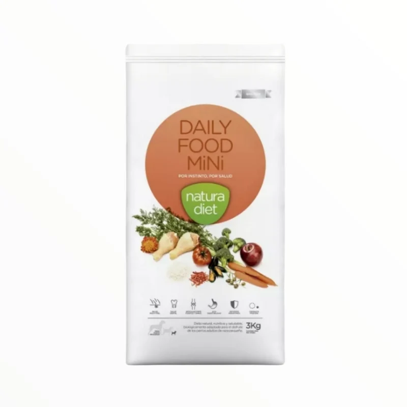 Natura Diet Daily Food Mini para Perros Adultos Razas Pequeñas — Pienso con Pollo