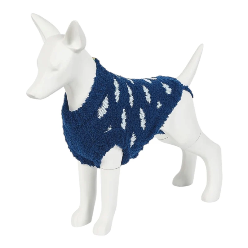 Jersey de punto para perro Cloudy Azul