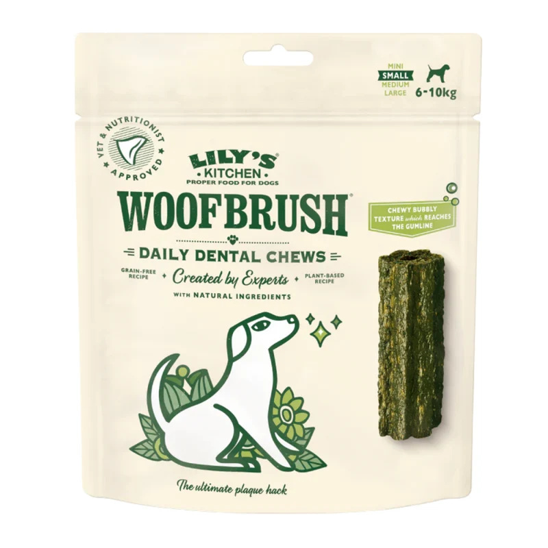 Lily's Kitchen Woofbrush Dental Dog Chews Bulk Pack Treats