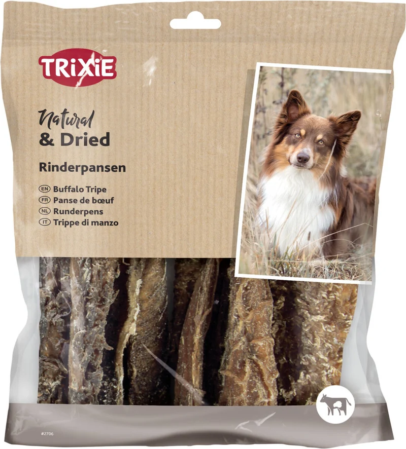 Trixie Dried Buffalo Tripe Dog Chew Treats 500G