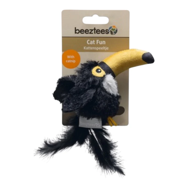Beeztees Tucan con Catnip y Matatabi Juguete Estimulante para Gatos