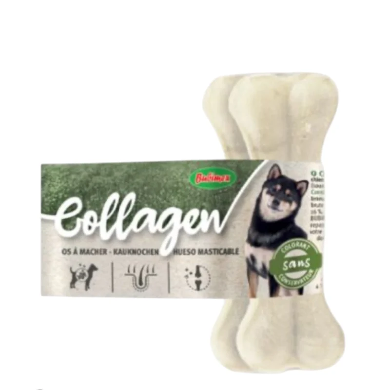 Bubimex Hueso de Colágeno Bovino para Perros — 11cm, 17cm, 21cm y 32cm