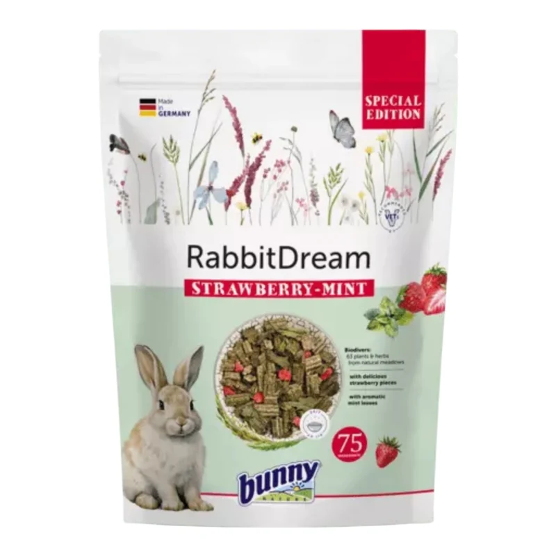 Bunny Dream Conejo Adulto Fresa y Menta Edición Limitada — Pienso Premium