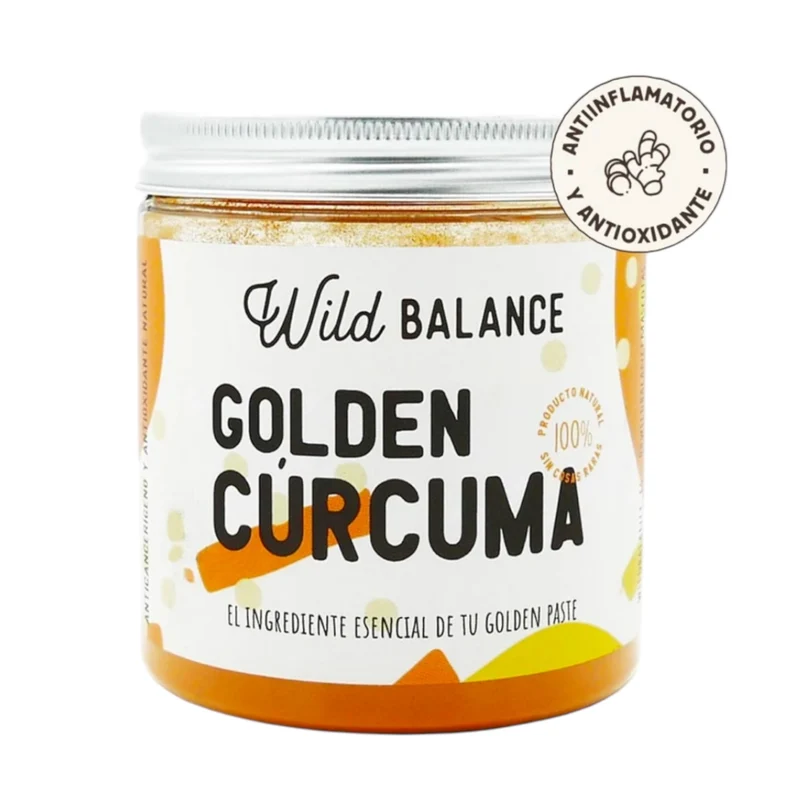 Wild Balance Golden Cúrcuma para Perros y Gatos — Suplemento Antiinflamatorio y Antioxidante