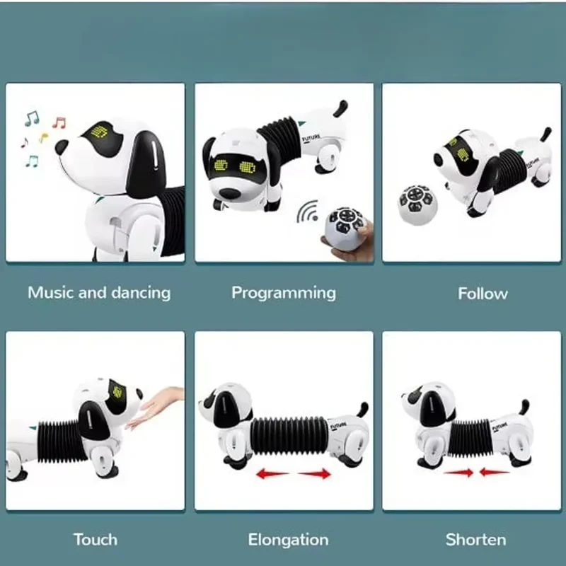 Chien Robot Télécommandé Programmable – 3A+