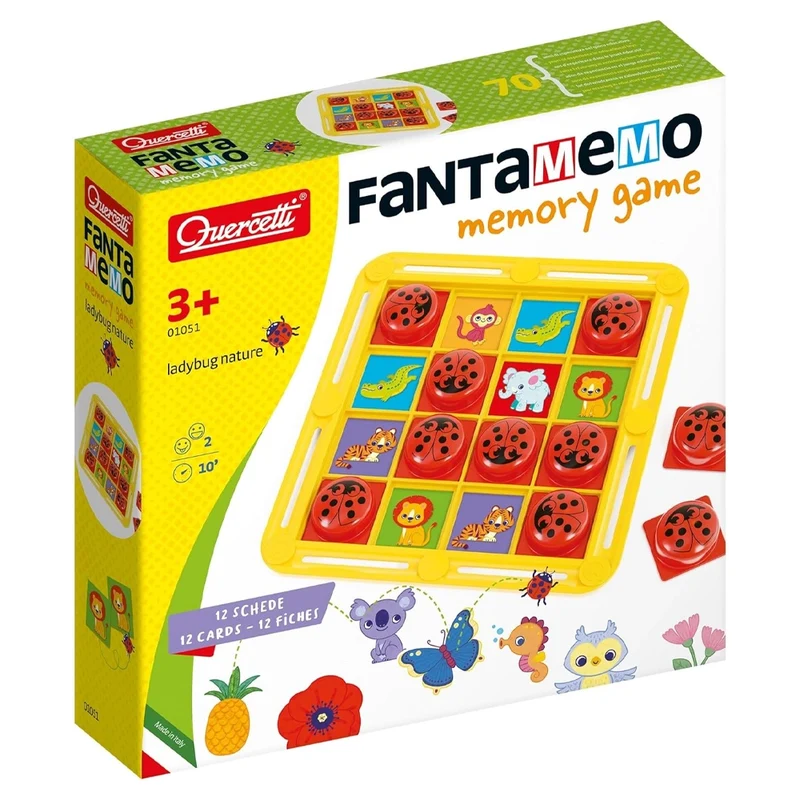 Quercetti Fantamemo Memory Game - 3A+
