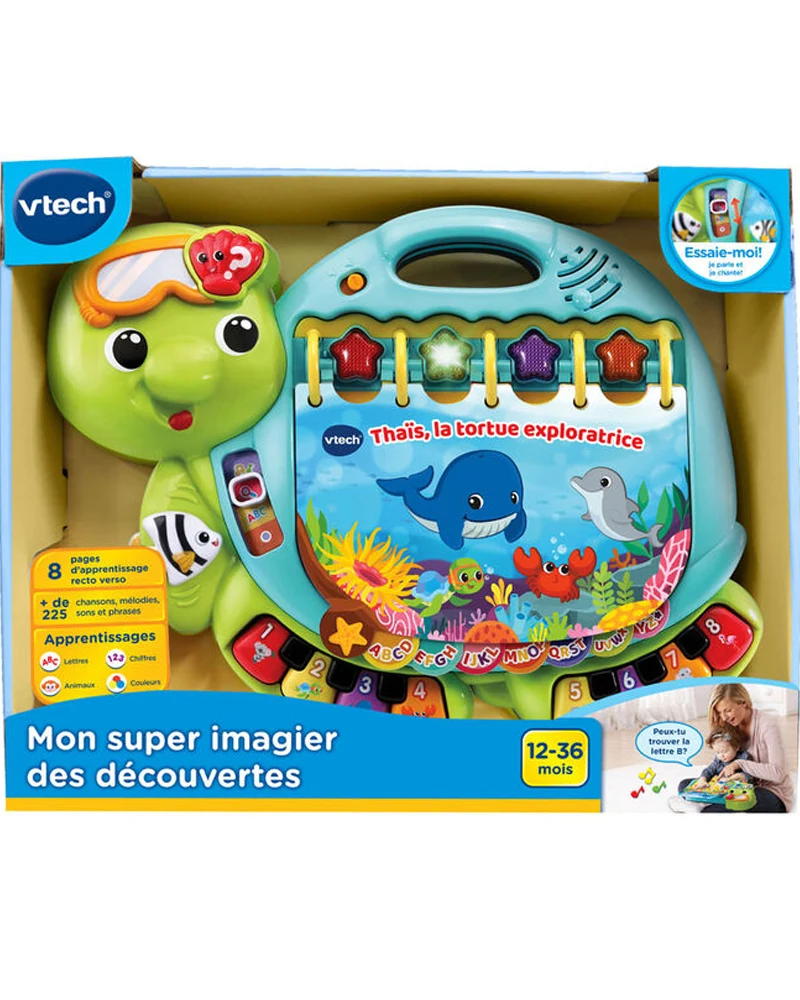 Vtech Mon super imagier des découvertes 12-36M