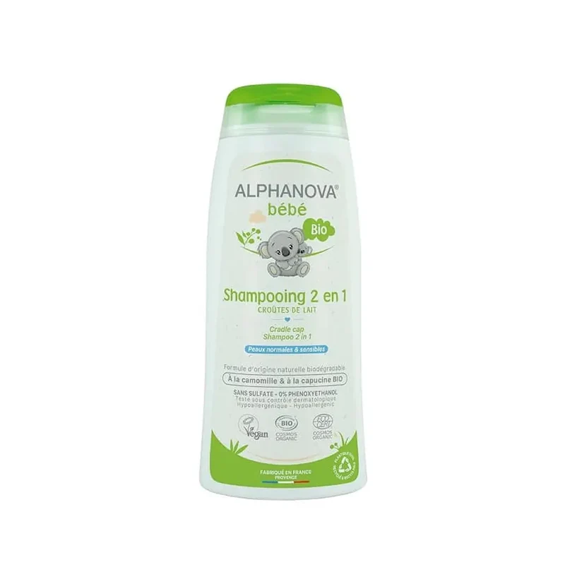 Alphanova Bébé Shampooing 2 en 1 Bio - 200ml