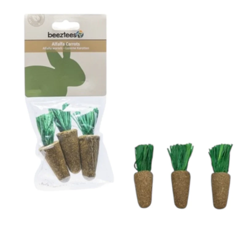 Zanahorias de Alfalfa para Roedores — Snack Natural y Nutritivo