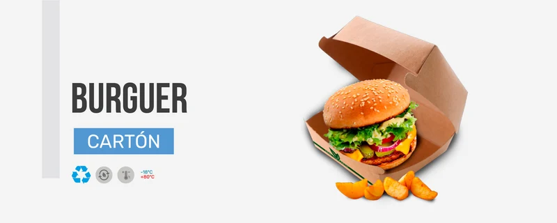 Caja Kraft Hamburguesa Gigante 17x17x8cm