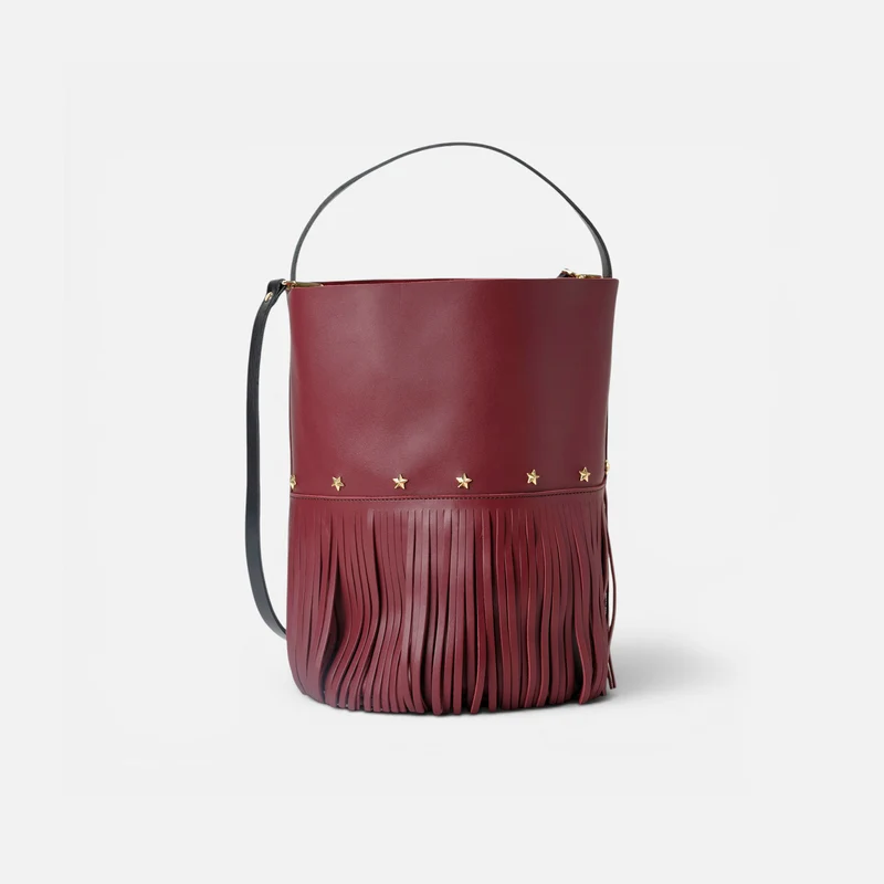 Bucket Fringes Burgundy