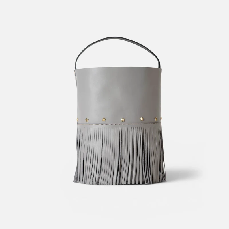 Bucket Fringes Grey