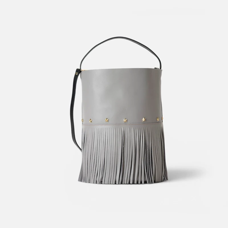 Bucket Fringes Grey