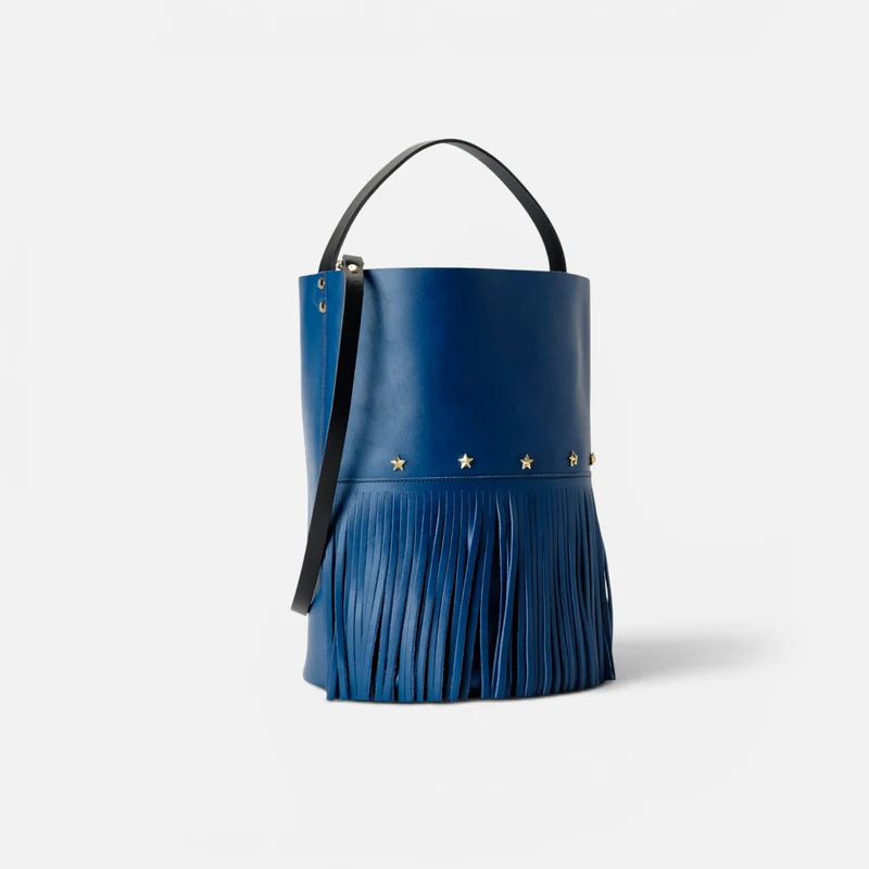 Bucket Fringes Navy