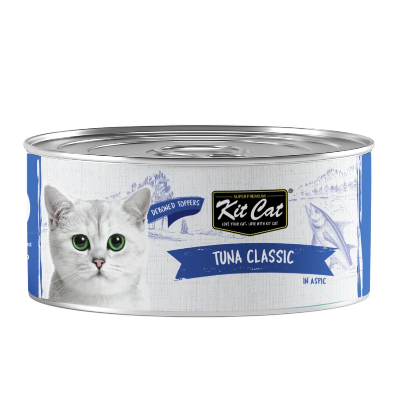 Kit Cat Grain-Free Tuna Classic Topper Wet Cat Food