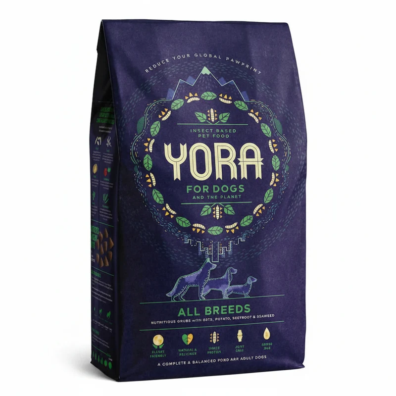 Yora Pet Foods Superfood Insect Protein All Breeds Adult Dry Dog Food
