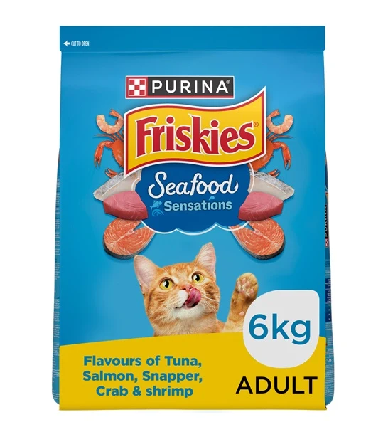Friskies Seafood Sensations Cat Dry Food