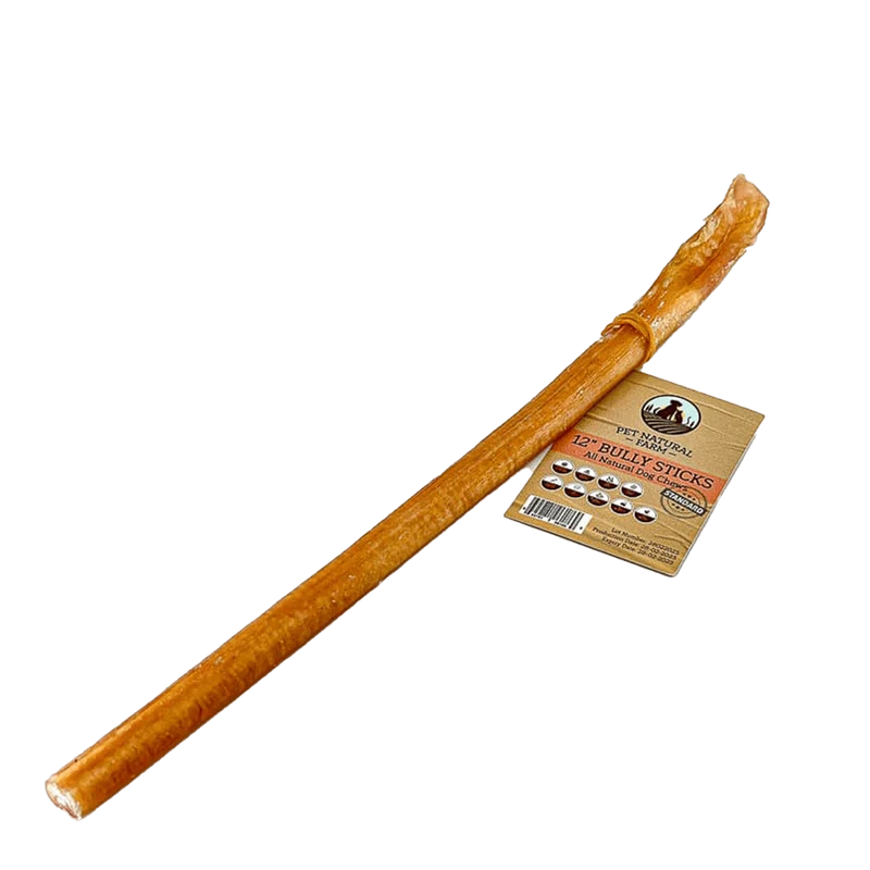 Pet Natural Farm 12" Bully Stick Dog Dental Treats