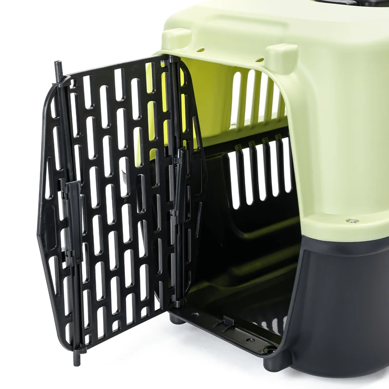 Transportín apto aerolíneas – Verde claro y negro