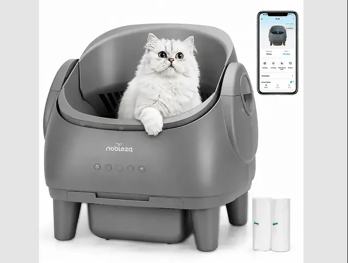 Arenero inteligente automático SL05 con App – Gris oscuro