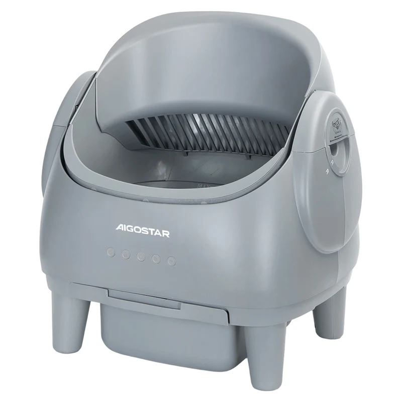Arenero inteligente automático SL05 con App – Gris oscuro